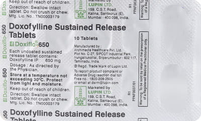 Doxiflo 650mg Strip Of 10 Tablets
