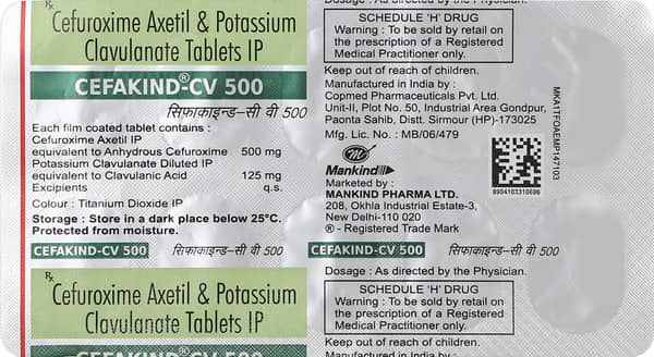 Cefakind-CV 500 Tablet