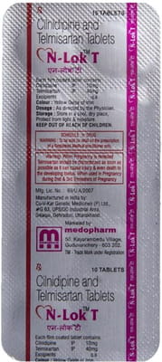 N Lok T Strip Of 10 Tablets
