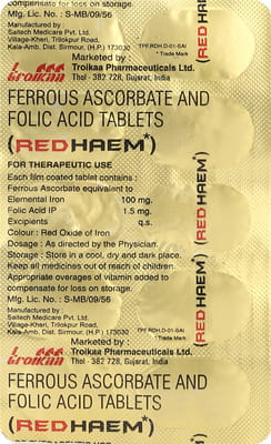 Redhaem Strip Of 10 Tablets