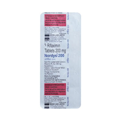 Nordys 200mg Strip Of 10 Tablets