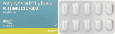 Fluimucil 600mg Strip Of 10 Tablets