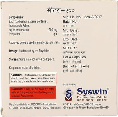 Sitra 200mg Capsule