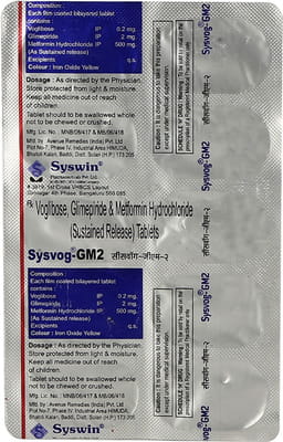 Sysvog Gm2 Strip Of 10 Tablets