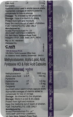 Neuros Strip Of 10 Capsules