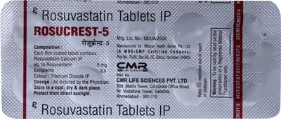 Rosucrest 5mg Strip Of 10 Tablets