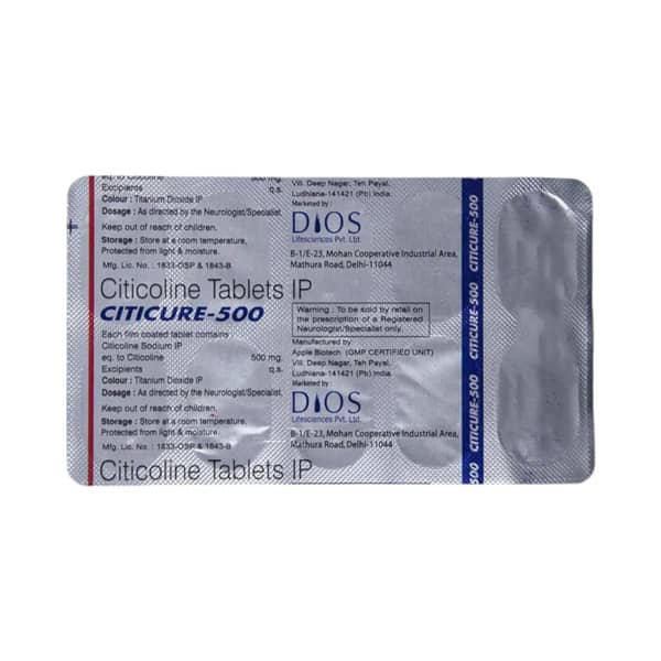 Citicure 500mg Strip Of 10 Tablets