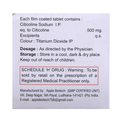 Citicure 500mg Strip Of 10 Tablets