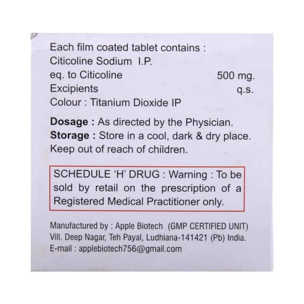 Citicure 500mg Strip Of 10 Tablets