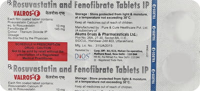 Valros F Strip Of 10 Tablets