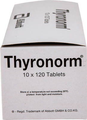 Thyronorm 12.5mcg Bottle Of 120 Tablets