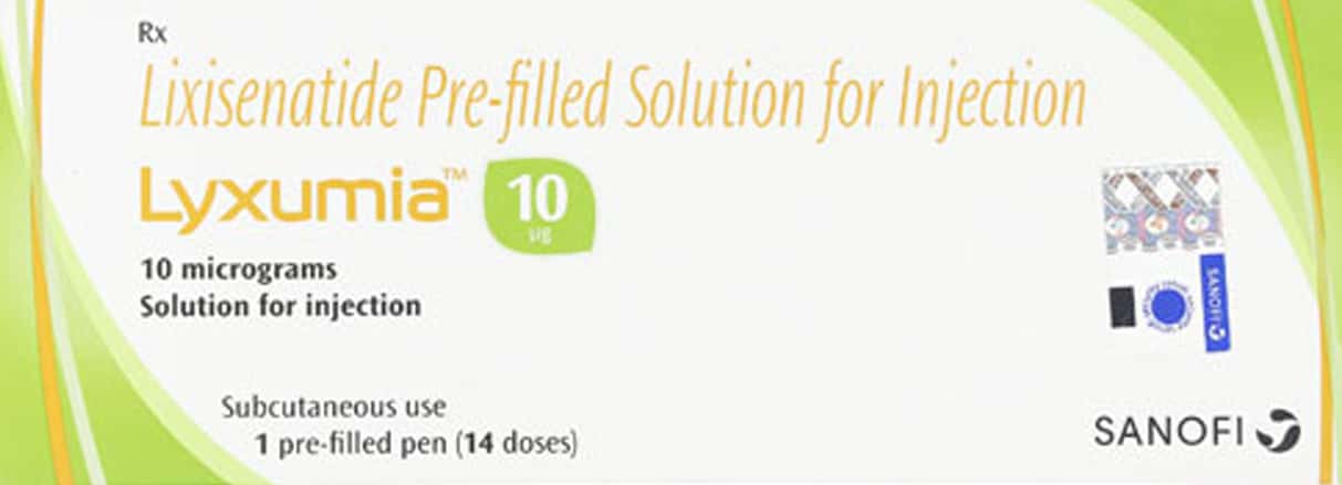 lyxumia 10mcg pre filled pen of 3ml solution for injection