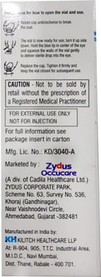 Zytrav Bottle Of 3ml Eye Drops