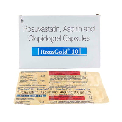 Rozagold 10mg Strip Of 10 Capsules