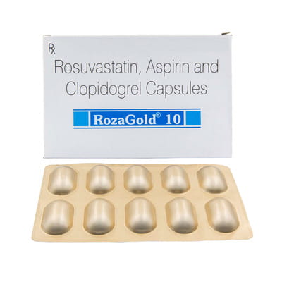 Rozagold 10mg Strip Of 10 Capsules