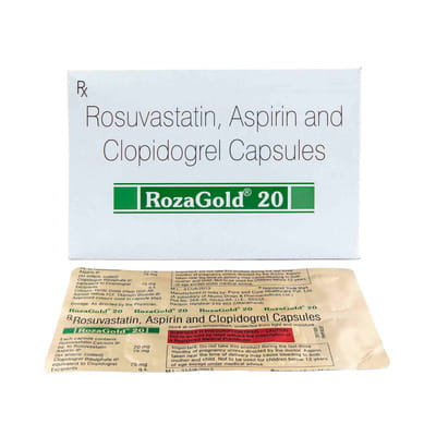 Rozagold 20mg Strip Of 10 Capsules