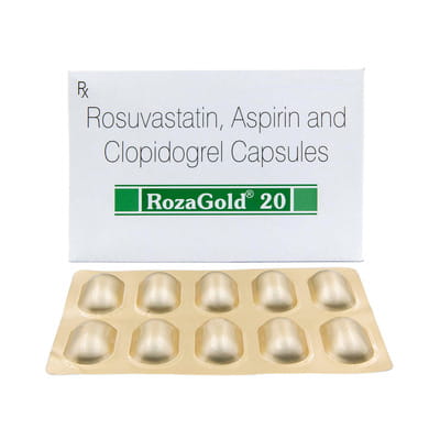 Rozagold 20mg Strip Of 10 Capsules