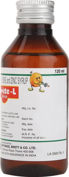 Hovite L Bottle Of 120ml Syrup