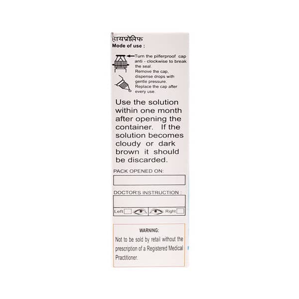 Hyprolief Bottle Of 10Ml Eye Drops