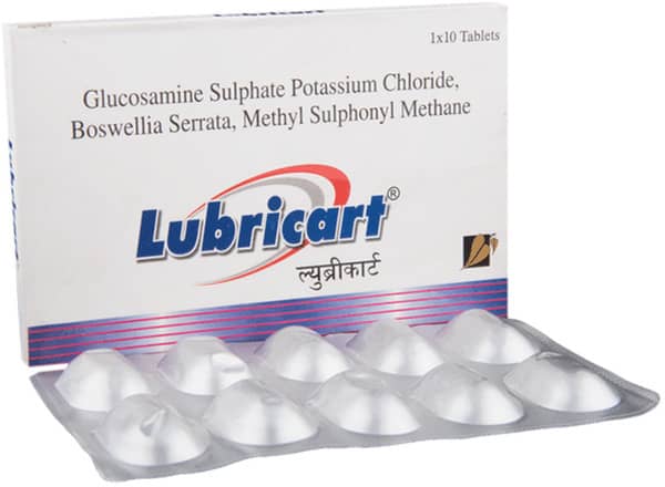 Lubricart Strip Of 10 Tablets