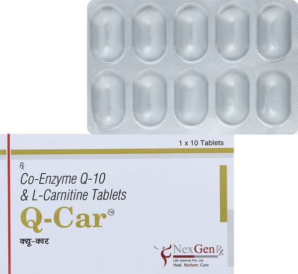 Q Car Strip Of 10 Tablets
