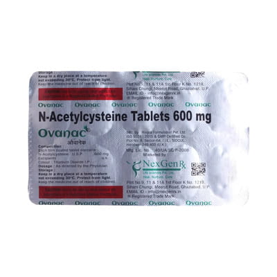 Ovanac 600mg Strip Of 10 Tablets