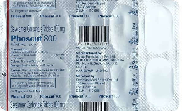 Phoscut 800mg Strip Of 10 Tablets