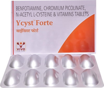 Ycyst Forte Strip Of 10 Tablets