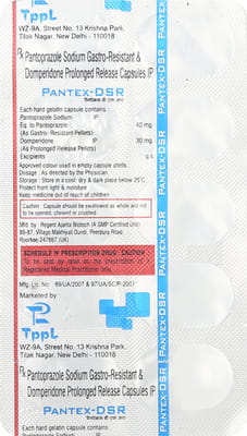 Pantex Dsr Strip Of 10 Capsules