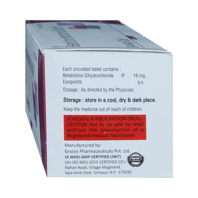 B Hist 16mg Tablets (Ttpl)