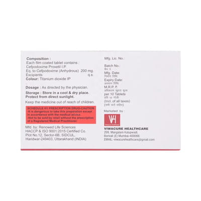 Fusoceff 200mg Strip Of 10 Tablets