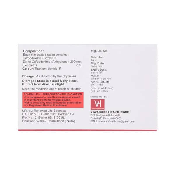 Fusoceff 200Mg Strip Of 10 Tablets