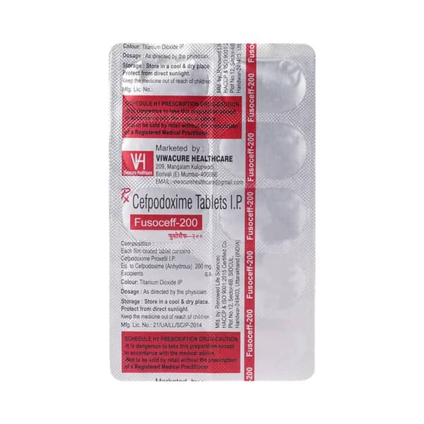 Fusoceff 200Mg Strip Of 10 Tablets