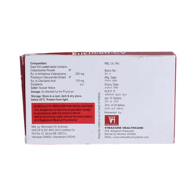 Fusoceff Cv Strip Of 10 Tablets