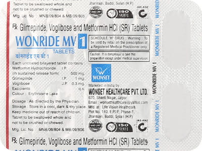 Wonride Mv 1mg Tablet