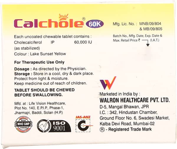 Calchole 60k Tablet