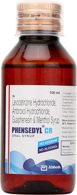 Phensedyl Cr Bottle Of 100ml Syrup