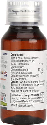 Montek Lc Kid Bottle Of 60ml Syrup