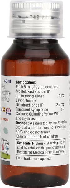 मोन्टेक एलसी किड सिरप