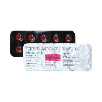Migrabeta 10mg Strip Of 10 Tablets