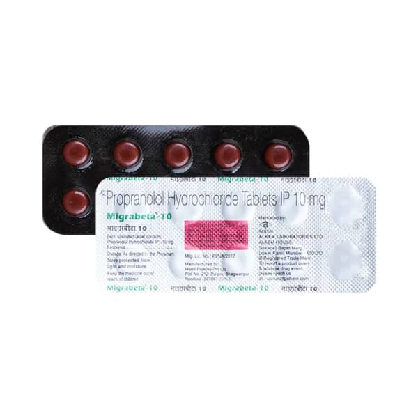 Migrabeta 10mg Strip Of 10 Tablets