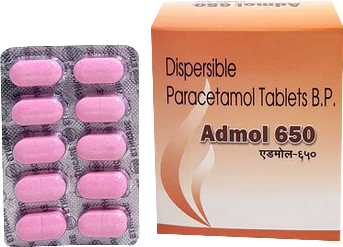 admol dt 650mg tablets
