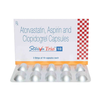 Storva Trio 10mg Strip Of 10 Tablets