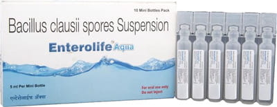 Enterolife Aqua Mini Bottle Of 5ml Suspension (Pack Of 10)