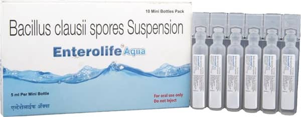 Enterolife Aqua Mini Bottle Of 5ml Suspension (Pack Of 10)