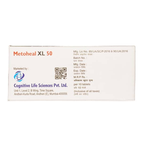 Metoheal Xl 50Mg Strip Of 10 Tablets