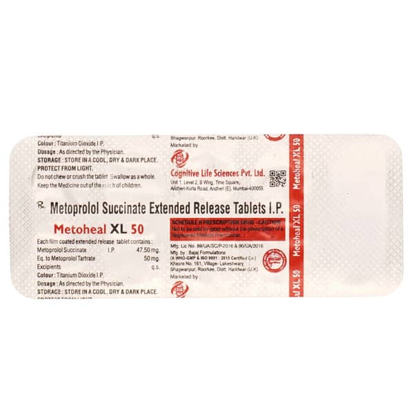 Metoheal Xl 50Mg Strip Of 10 Tablets