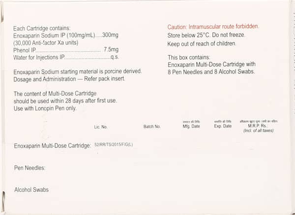 Lonopin Pen Injection