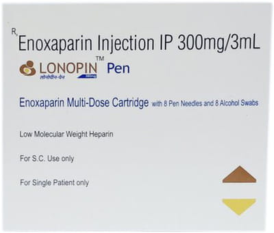 Lonopin Pen 300mg Multidose Cartridge Of 3ml Injection