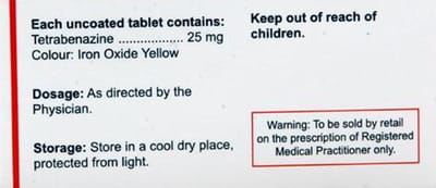 Atrest 25mg Strip Of 10 Tablets
